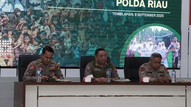 Tim penilai Polda Riau untuk Green Policing Awards mulai menilai Bhabinkamtibmas di Polres Inhil.