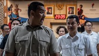 Momen itu menjadi perhatian publik setelah hampir satu tahun lebih Dito menjabat sebagai Menpora. ANTARA FOTO/Bayu Pratama S