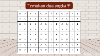 Ada dua angka 9 yang tersembunyi di antara barisan angka 8 tersebut. Butuh ketelitian ekstra untuk menemukannya. Foto: Aida Adha Siregar/detikHealth