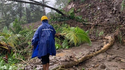 Bencana alam yang melanda Karangasem akibat hujan deras, Rabu (10/9/2025) (dok. BPBD Karangasem)