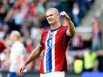 Norwegia Bantai Moldova 11-1, Haaland Cetak 5 Gol