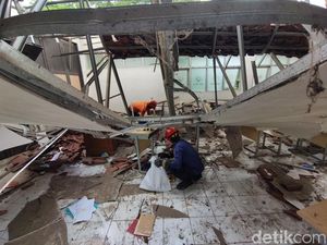 Gedung SMKN 1 Cileungsi Ambruk, 26 Siswa Terluka