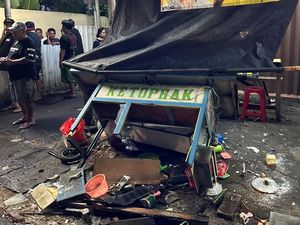 Kasus Pria Aniaya Pedagang-Rusak Gerobak Ketoprak di Depok Berakhir Damai