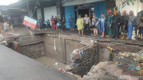 Suasana setelah banjir di salah satu titik di kawasan Canggu, Rabu (10/9/2025).