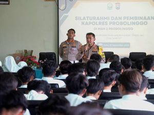 Kapolres Probolinggo Ajak Pelajar Bijak Bermedsos Tak Mudah Terprovokasi
