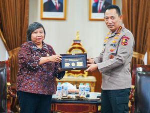 Kapolri Ajak Komnas HAM Bersinergi Awasi Pelaksanaan Pengamanan Unjuk Rasa