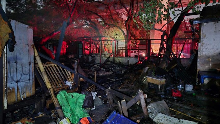 Kebakaran rumah di Penjaringan, Jakarta Utara