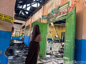 6 Ruangan di SMP 20 Kota Jambi Hangus Terbakar, Diduga Korsleting Listrik