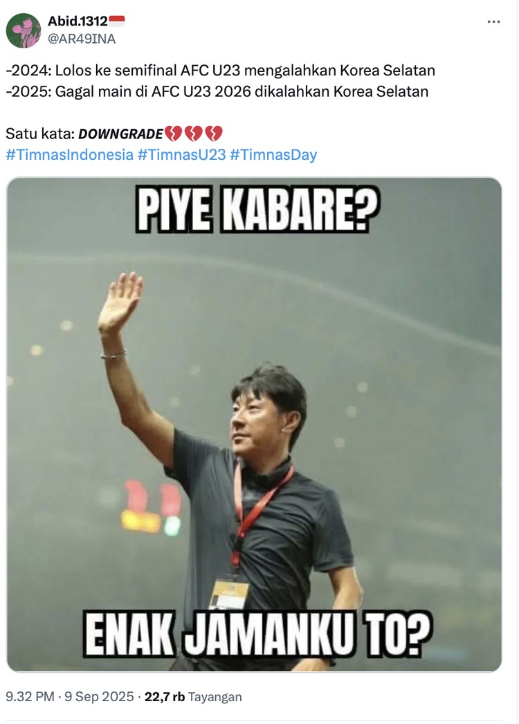 Meme Timnas U-23