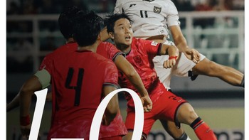 Timnas Indonesia U-23 gagal ke Piala Asia U-23 2026 usai dikalahkan Korea Selatan di babak kualifikasi. Foto: Screenshot X