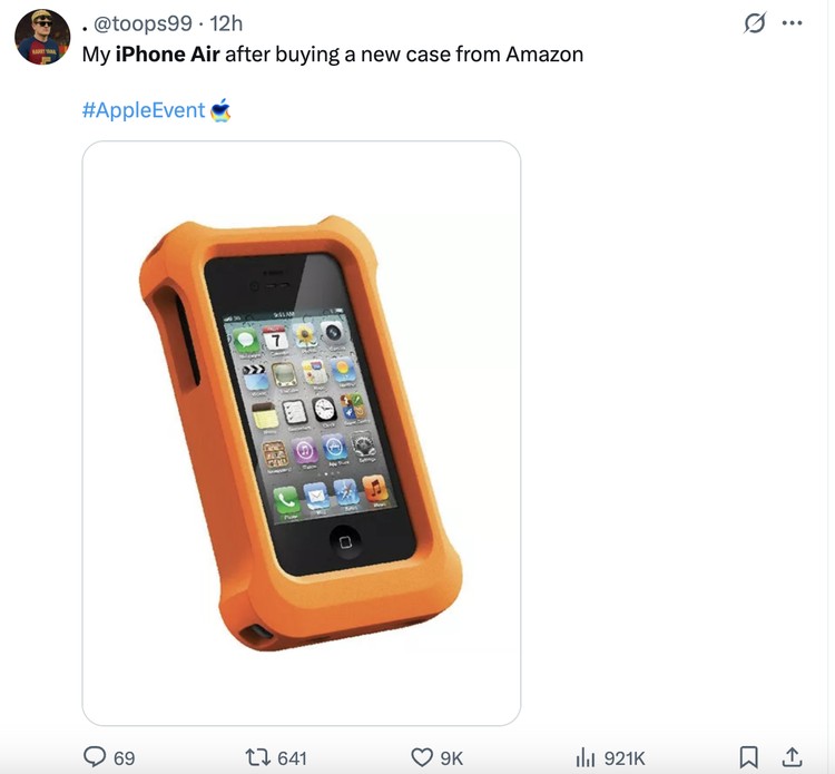 Meme iPhone Air