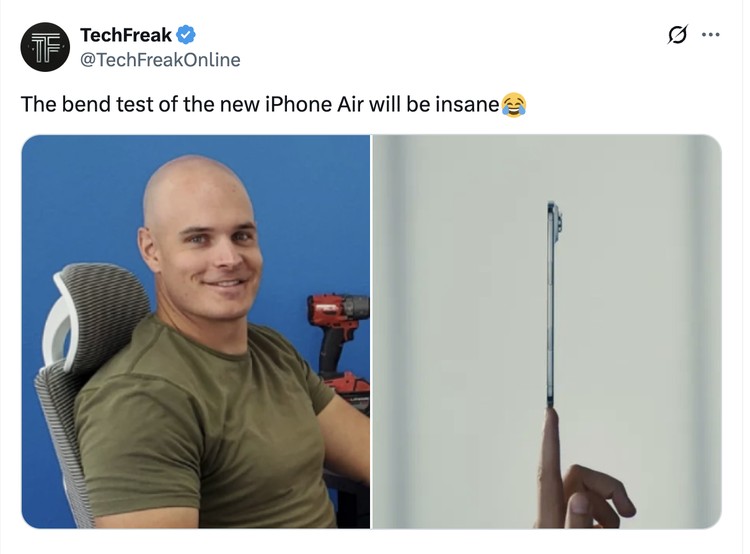 Meme iPhone Air
