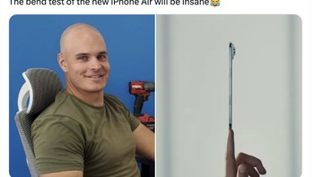 Netizen tak sabar bagaimana YouTuber yang biasa menyiksa HP, JerryRigEverything, akan menguji ketangguhan iPhone Air. Foto: X.com