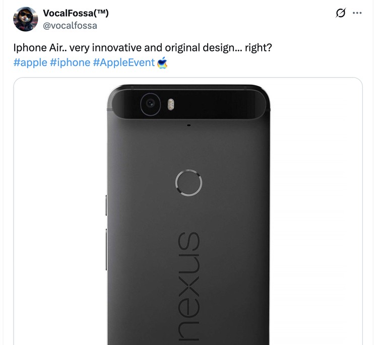 Meme iPhone Air