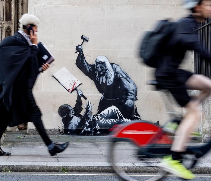 Mural Banksy di London