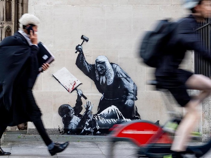 Mural Banksy di London