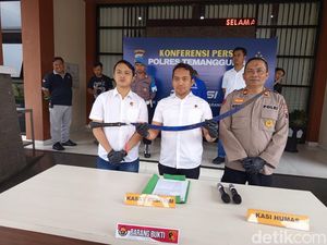 Pelajar Asal Temanggung Bawa Sajam untuk Demo Ditangkap