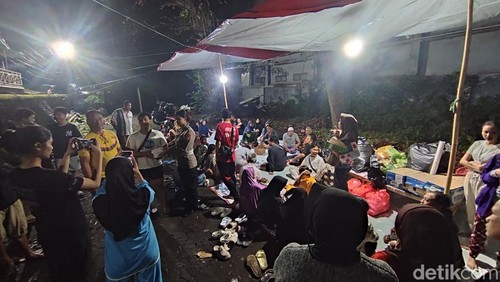 Posko mandiri/darurat di RT 6, Kampung Jawa/Dusun Wanasari, Desa Dauh Puri Kaja, Denpasar, Rabu (10/9/2025). (Ahmad Firizqi Irwan/detikBali)
