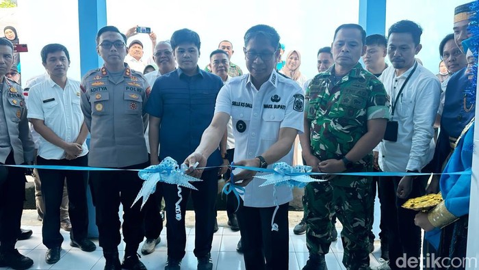 Wakil Bupati Soppeng Selle Ks Dalle meresmikan SPPG Yapsa.