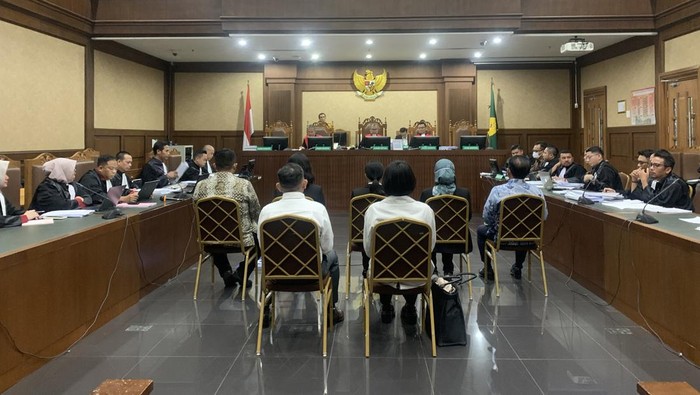 Sidang kasus suap vonis lepas korupsi minyak goreng (Mulia/detikcom)