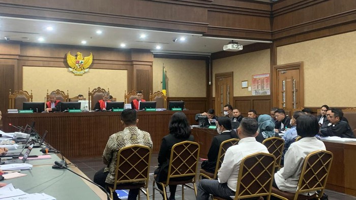 Sidang kasus suap vonis lepas korupsi minyak goreng (Mulia/detikcom)