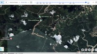 Berdasarkan data Google Earth pada 2022, kawasan IKN masih berupa hamparan hutan dan belum terlalu banyak bangunan di sana. Foto: Tangkapan layar IKN via Google Earth