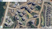 Kompleks rumah susun hunian ASN. Beberapa hunian ini sudah diisi oleh ASN sejumlah kementerian yang telah pindah ke IKN. Foto: Tangkapan layar IKN via Google Earth