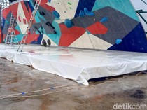 Hujan Deras, Pertandingan Panjat Tebing Porprov Bali Ditunda