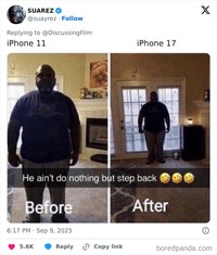 Apple baru saja mengeluarkan iPhone 17 series. Meme iPhone pun lagi-lagi muncul.