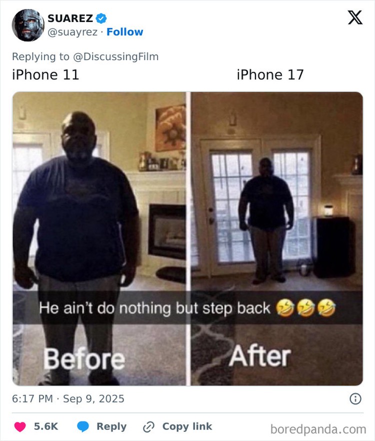 Apple baru saja mengeluarkan iPhone 17 series. Meme iPhone pun lagi-lagi muncul.