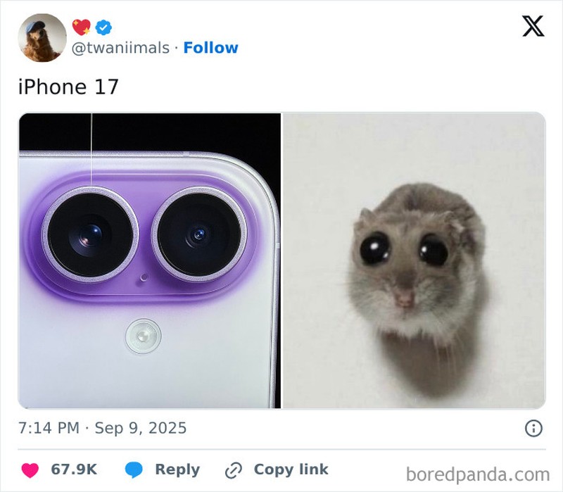 Apple baru saja mengeluarkan iPhone 17 series. Meme iPhone pun lagi-lagi muncul.