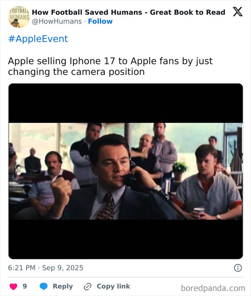 Apple baru saja mengeluarkan iPhone 17 series. Meme iPhone pun lagi-lagi muncul.