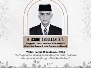 Anggota DPRD NTB Asaat Abdullah Meninggal Dunia