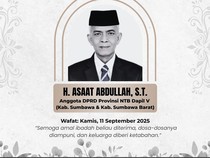 Anggota DPRD NTB Asaat Abdullah Meninggal Dunia