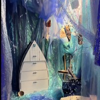 Kini, cintanya terhadap Titanic berkembang lebih jauh. Ia benar-benar mengubah apartemennya di New York menjadi replika kapal tersebut. Foto: dok. TikTok @titanicapartment