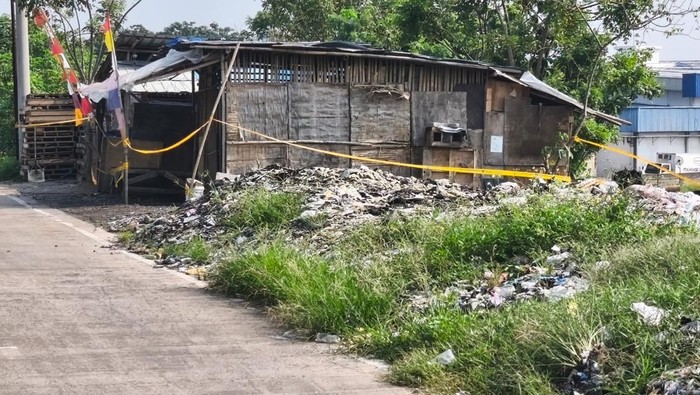 Area terpapar radioaktif di Cikande, Serang. (Dok. Bapeten)