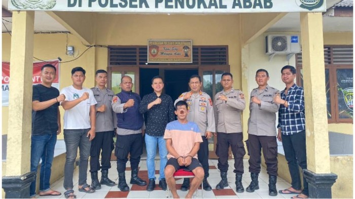 Burunan pencurian di gedung Pasar Betung PALI ditangkap.