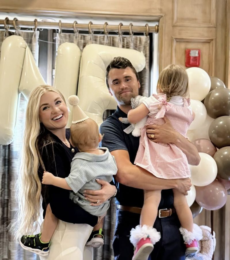 Charlie Kirk dan istrinya,  Erika Kirk