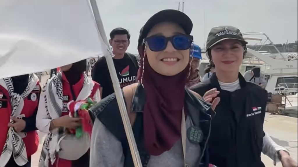 Wanda Hamidah-Chiki Fawzi dari Tunisia, Berlayar ke Gaza Bareng Greta Thunberg