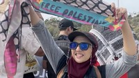 Warga Tunisia juga menyambut baik kedatangan para aktivis kemanusiaan yang akn berlayar menuju Gaza untuk menyalurkan bantuan. Foto: Instagram @chikifawzi