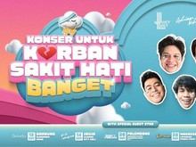 Juicy Luicy, Adrian Khalif-Bernadya Isi Konser untuk Korban Sakit Hati Banget Bandung