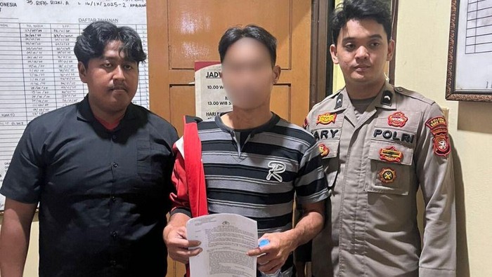 LL, suami di Kubu Raya ditangkap polisi setelah menganiaya istrinya. (Dok Polres Kubu Raya)