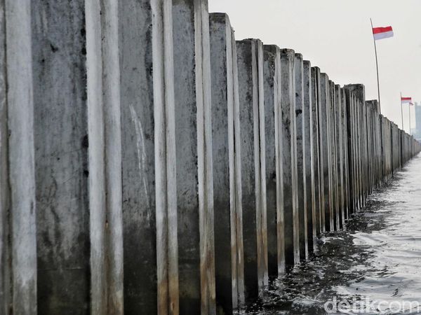 Melihat Lebih Dekat Tanggul Laut Cilincing yang Viral di Media Sosial