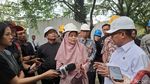 Mendikdasmen Tengok SMKN 1 Cileungsi Bogor yang Roboh