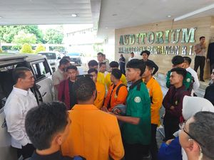 Mentan Dengar Aspirasi Mahasiswa dan Beri Solusi Cepat di Lobi Kementan