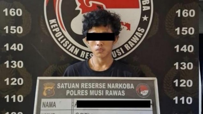 AP, tersangka pengedar narkoba di Musi Rawas.