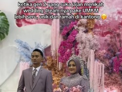 Viral Pernikahan Gen-Z, Suguhkan Jasuke, Kebab Hingga Cilok untuk Tamu