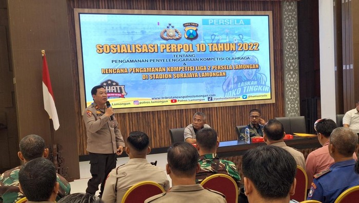 Rapat koordinasi (rakor) pengamanan pertandingan Championship 2025/2026