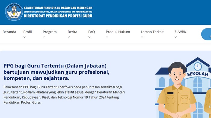PPG untuk Guru Tertentu 2025.
