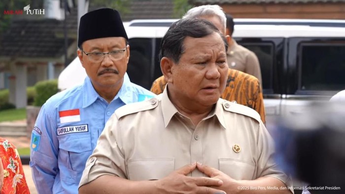 Presiden Prabowo Subianto (dok. YouTube Setpres)